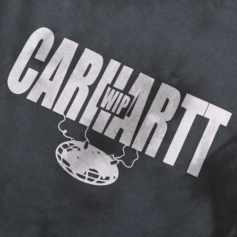   лонгслив Carhartt WIP L/S Tab T-Shirt I028933-chr/blk/wht - цена, описание, фото 4